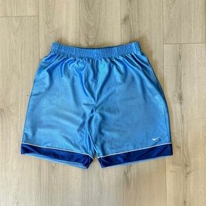 2018 Vintage-Inspired Nike Baby Blue Baggy Streetwear Retro Styled Shorts